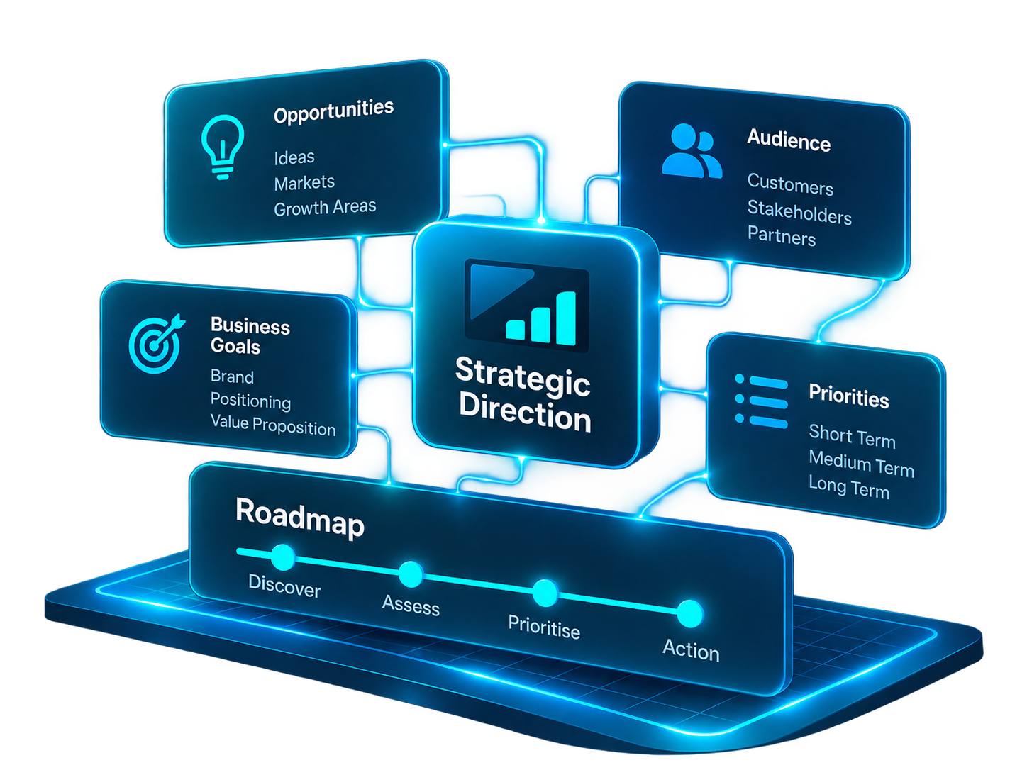 Strategic direction, opportunities, audience, priorities and roadmap